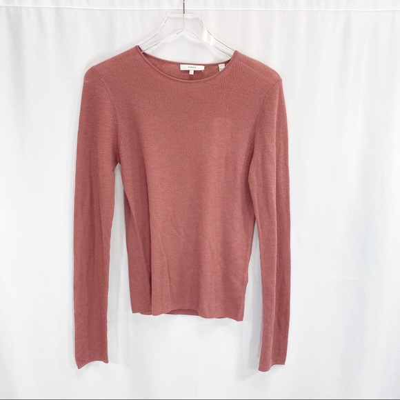 Vince Tops - Vince wool blend long sleeve top